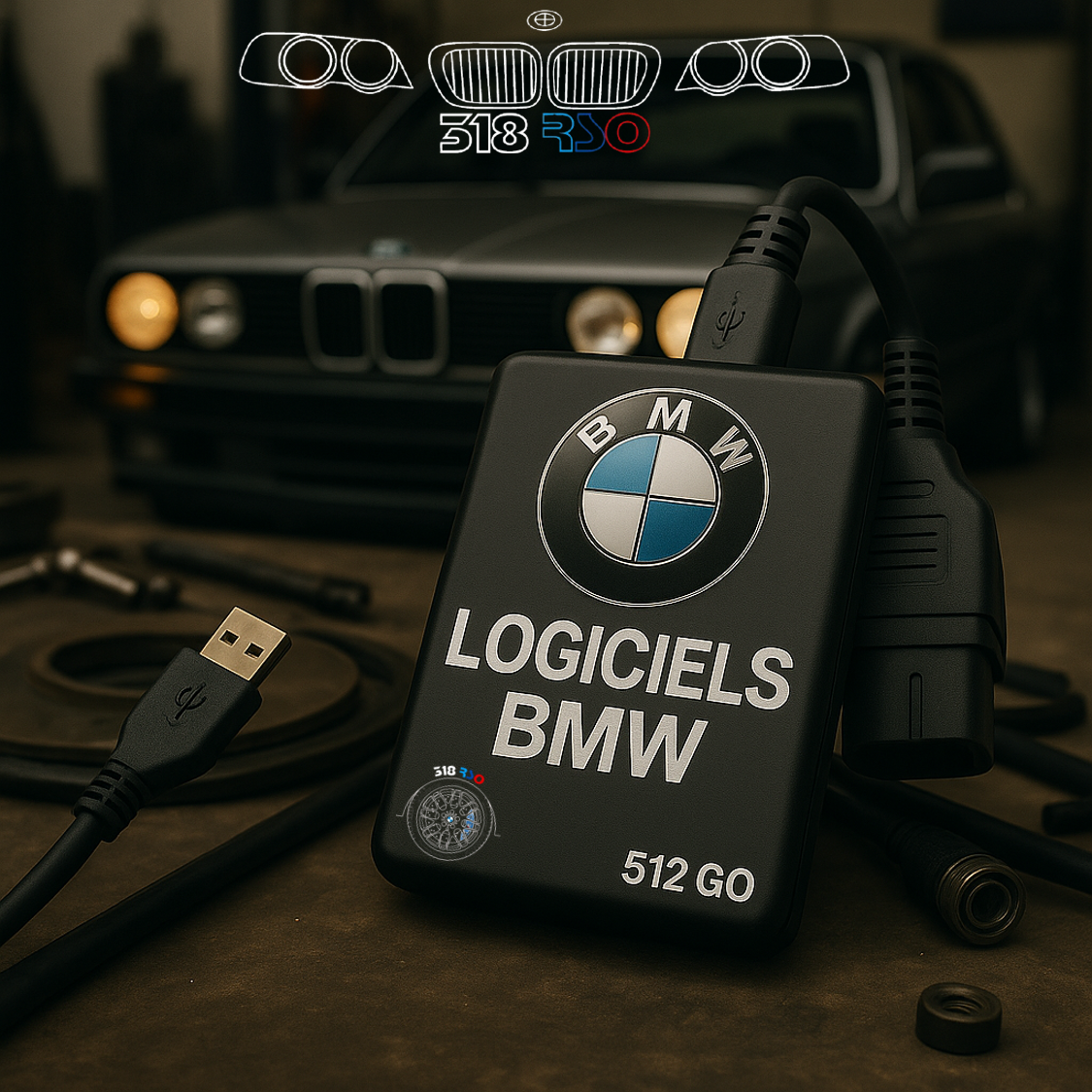 Logiciels BMW sur disque externe