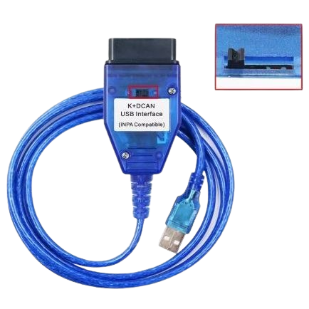 Cable K+D-CAN OBDII vers USB
