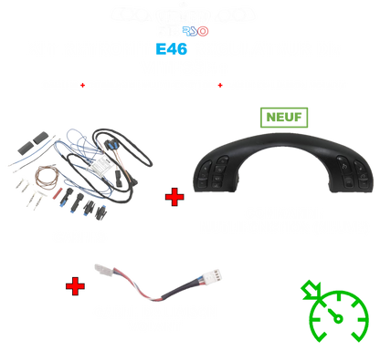 KIT RETROFIT BMW E46 – RÉGULATEUR + MULTIFONCTION