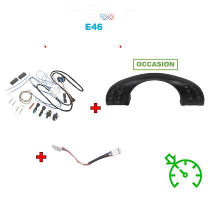 KIT RETROFIT BMW E46 – RÉGULATEUR + MULTIFONCTION