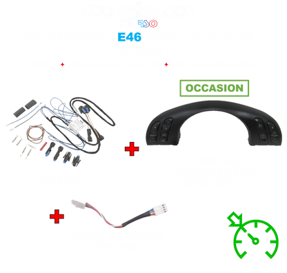 KIT RETROFIT BMW E46 – RÉGULATEUR + MULTIFONCTION