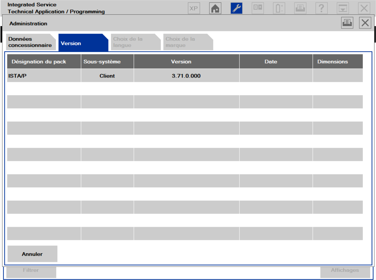 Ista P Software