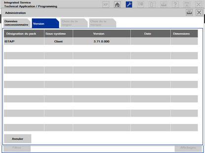 Ista P Software